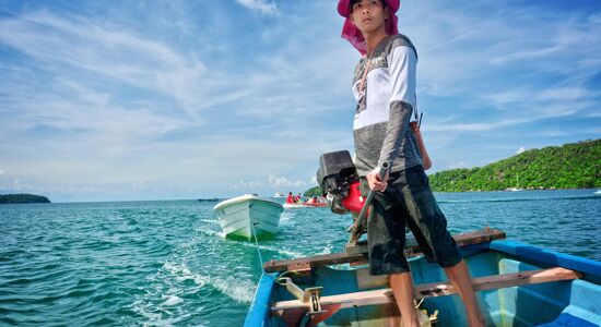 Koh Rong Boat and Ocean